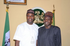 Ali Ahmad with Femi Adebayo