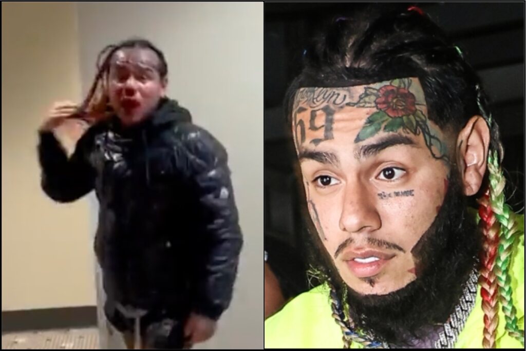FULL VIDEO: How rapper Tekashi 6ix9ine Was Beaten & Jumped With The Face Of the Attackers