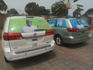 Governor AbdulRazaq donates vehicles to NANS NAKSS