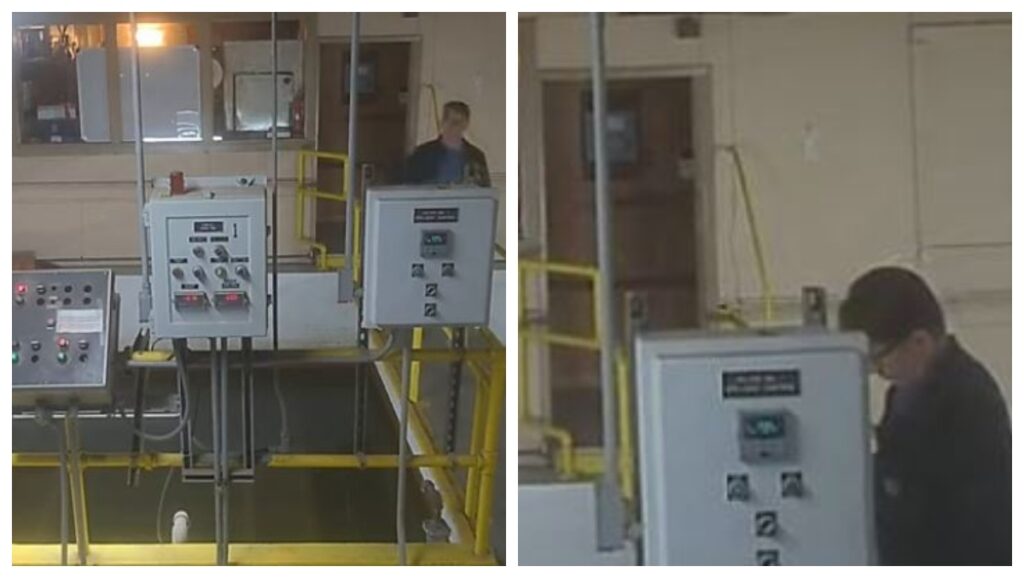 Full Video: Louisiana water plant employee, Michael Mastin caught on camera peeing in water supply