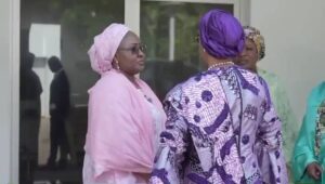 Aisha Buhari Takes Remi Tinubu Around Aso Villa