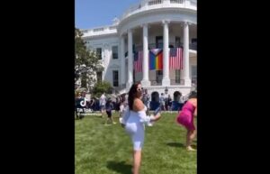 Full Video: Transgender Activist Rose Montoya Goes Topless And Holds Her Breasts At White House