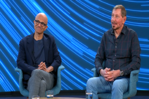 Larry Ellison makes first-ever visit to Microsoft to announce Oracle databases in Microsoft cloud